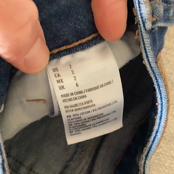 American Eagle Outfitters high-waist Jean shorts - Picture 3 of 4